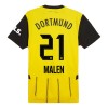 Oficiální Fotbalový Dres Borussia Dortmund Malen 21 Domácí 2024-25 pro Děti